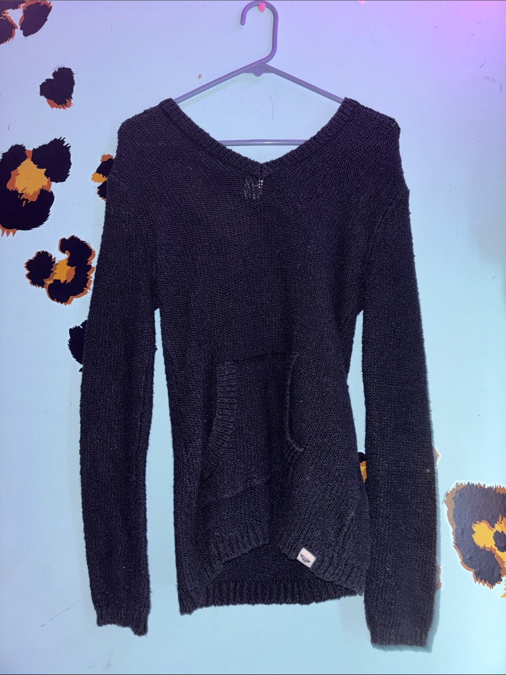 Medium Roxy V‑Neck Pocket Sweater - Women's